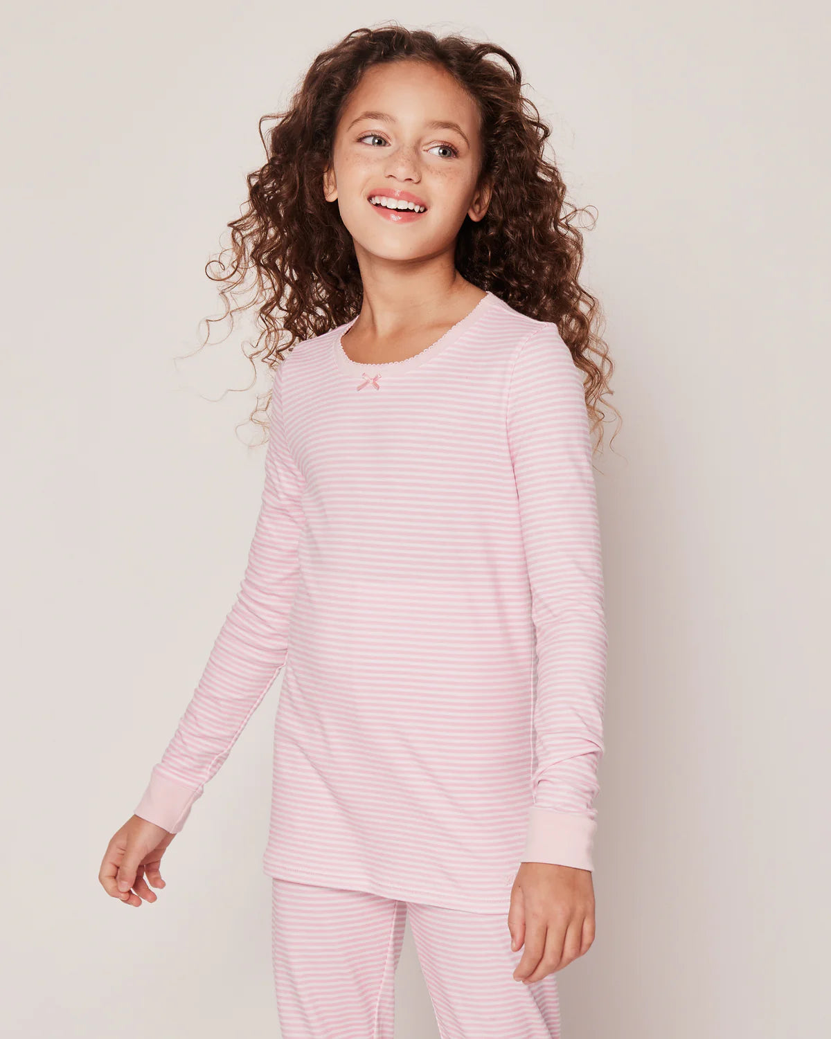 Petite Plume Kinder-Pyjamaset aus Pimabaumwolle mit enger Passform und Streifen