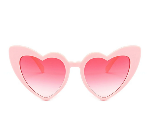 Sonnenbrille mit Retro-Herz