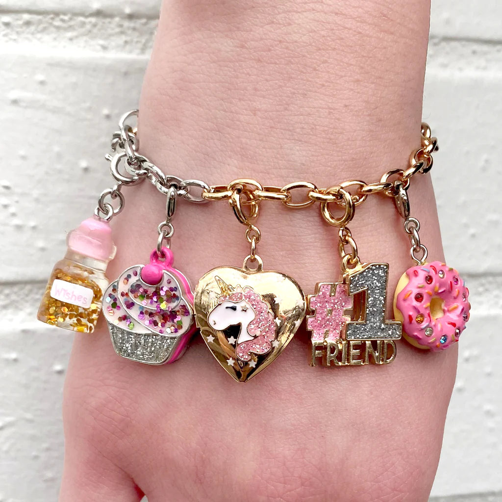 CHARM IT! Gold Unicorn Locket Charm