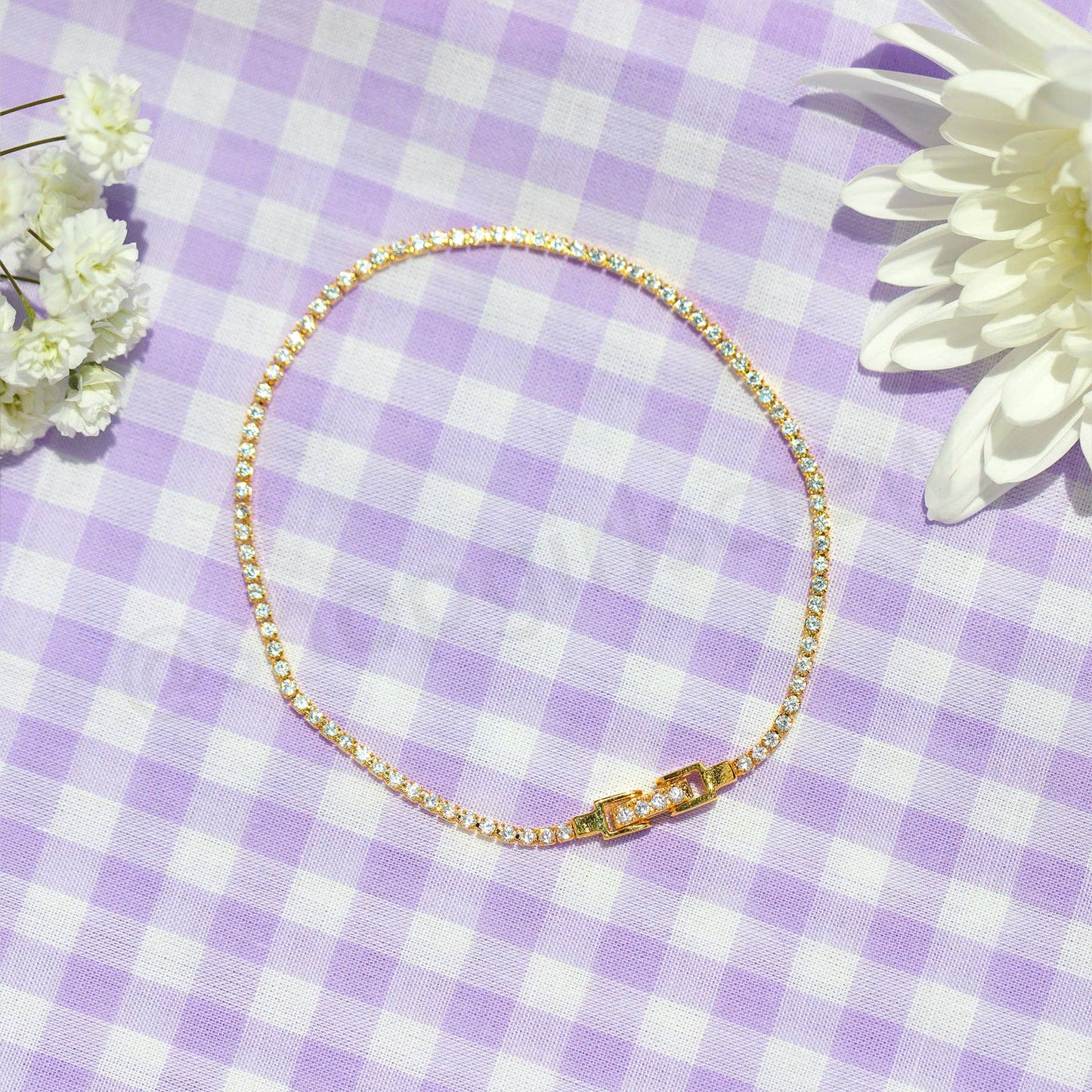 Endless Tennis Bracelet — 18K Gold Plated CZ, 6.5"