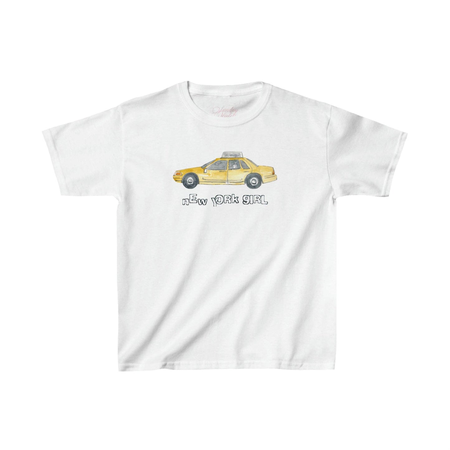 Sunday Violets New York Girl Baby Tee
