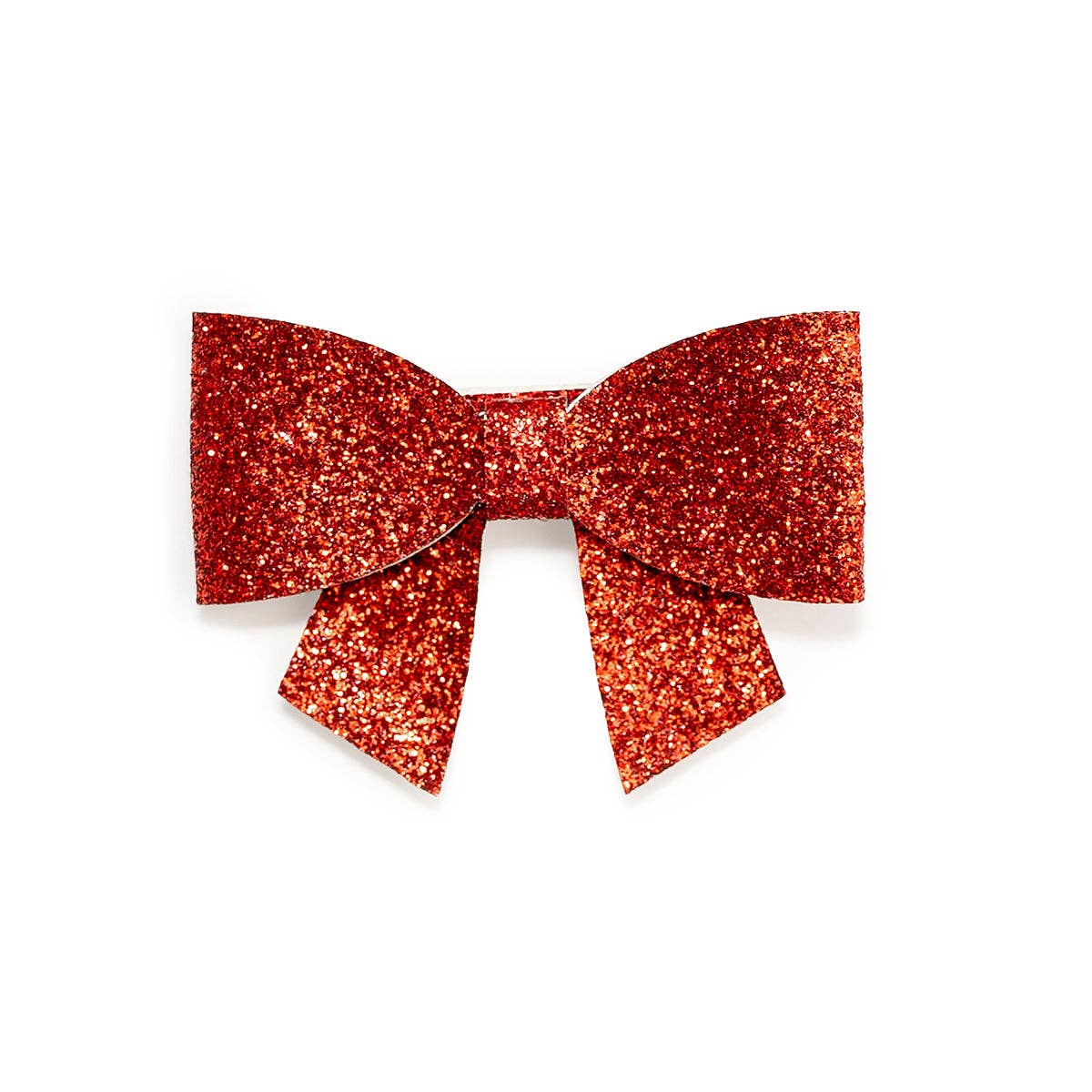 Red Glitter Christmas Bow Clip – Sunday Best