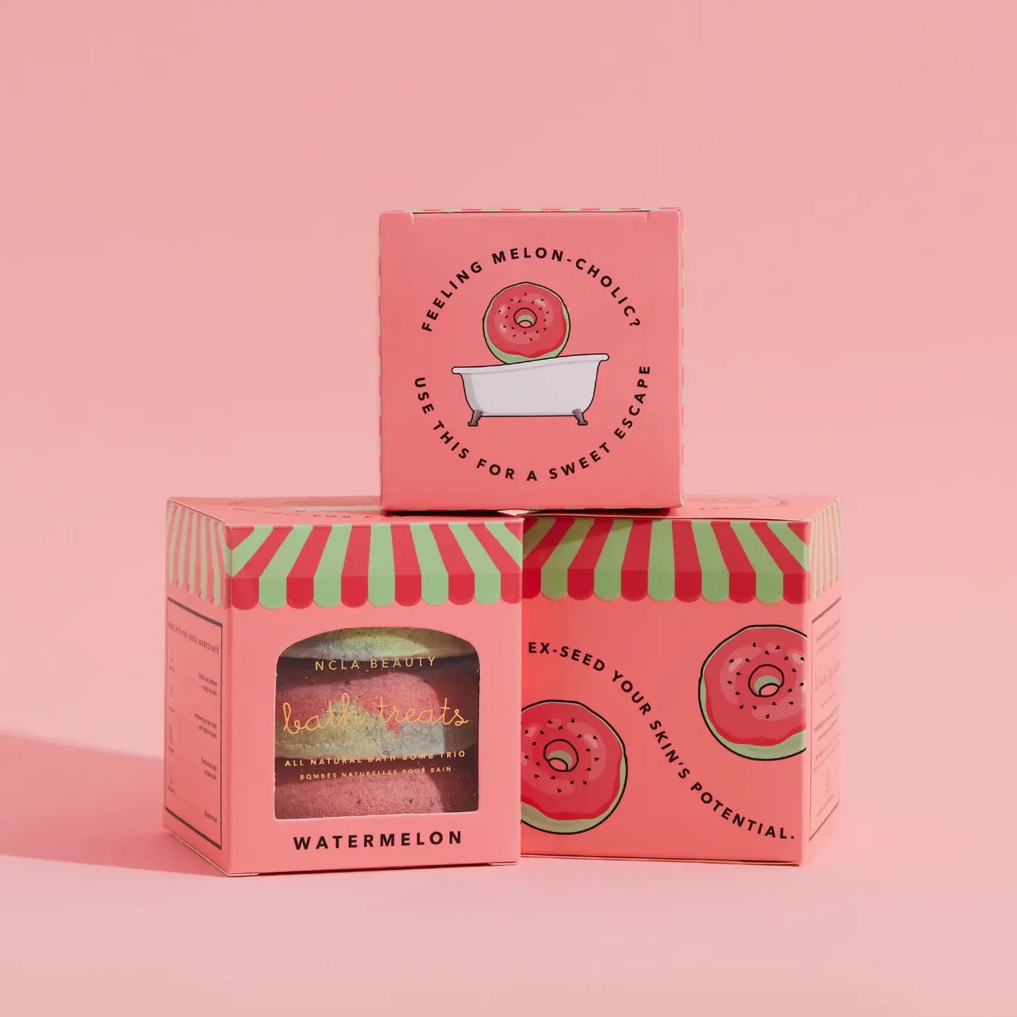 Watermelon Bath Treats (3 pc bath bomb set)
