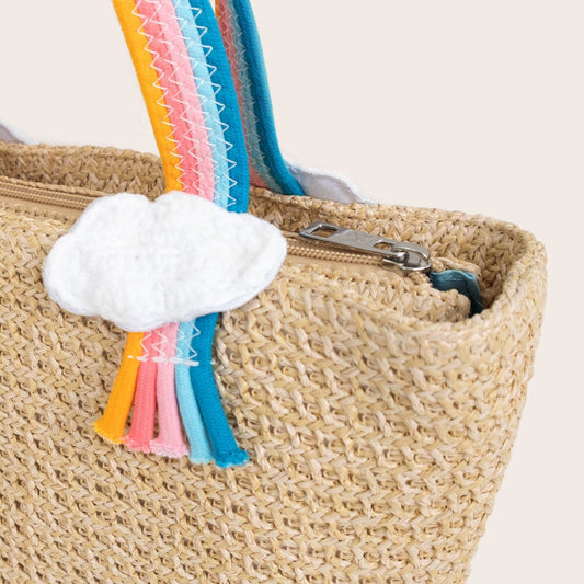 Saint Ida Malibu Rainbow Tote Bag