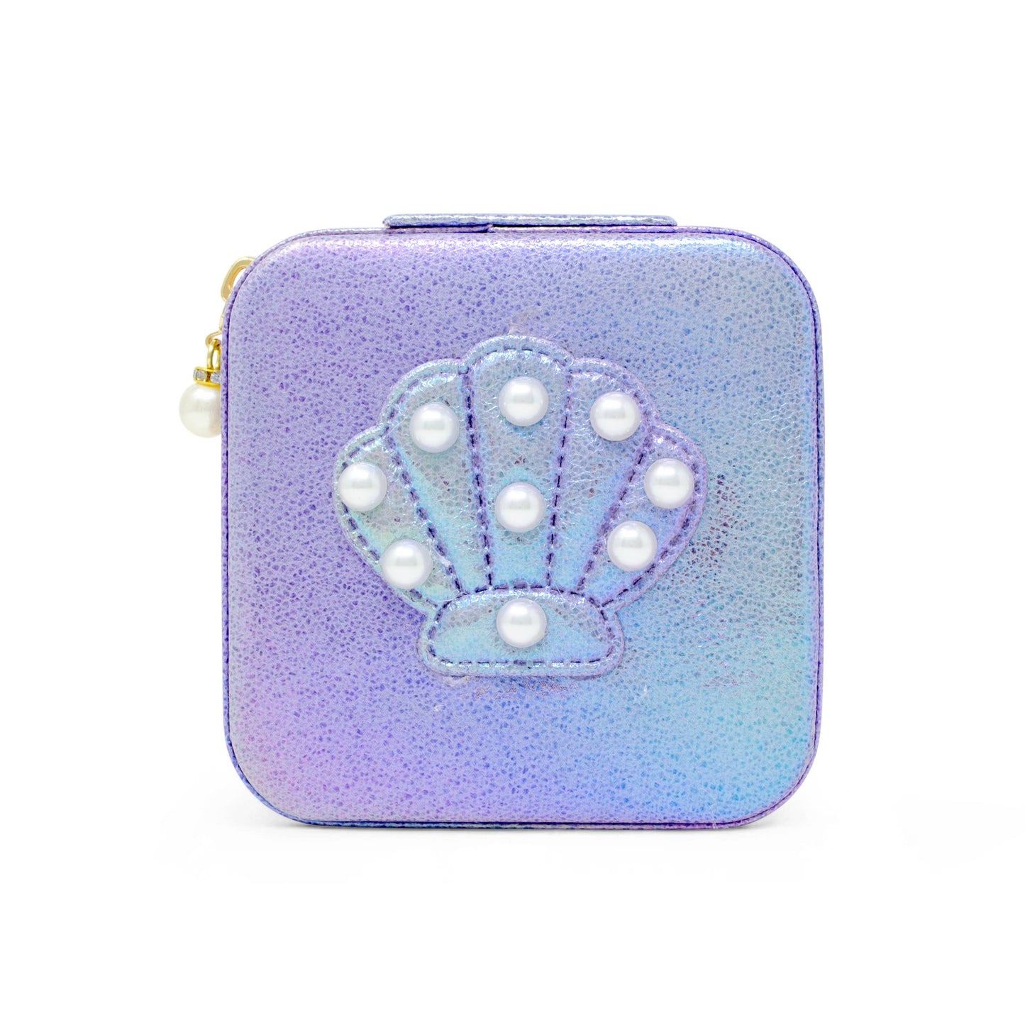 Mermaid Seashell Pearl Jewelry Box | Hot Pink