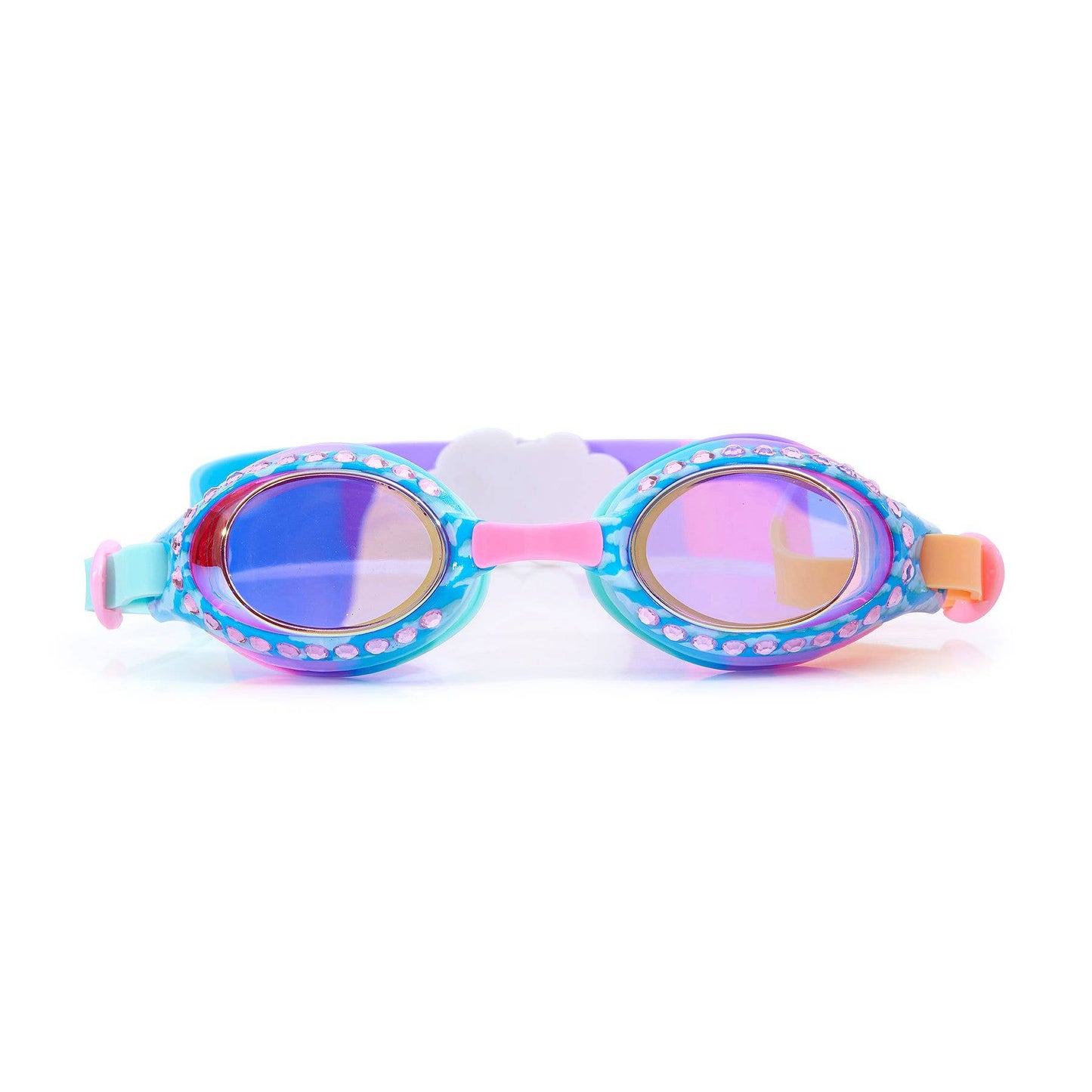 Bling2o Cloud Blue Sunny Kids' Swim Goggles