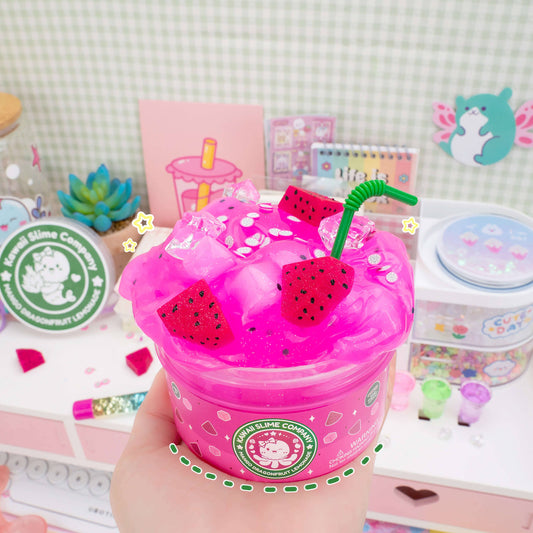 Kawaii Slime Company Mango Dragonfruit Lemonade Refresher Slime