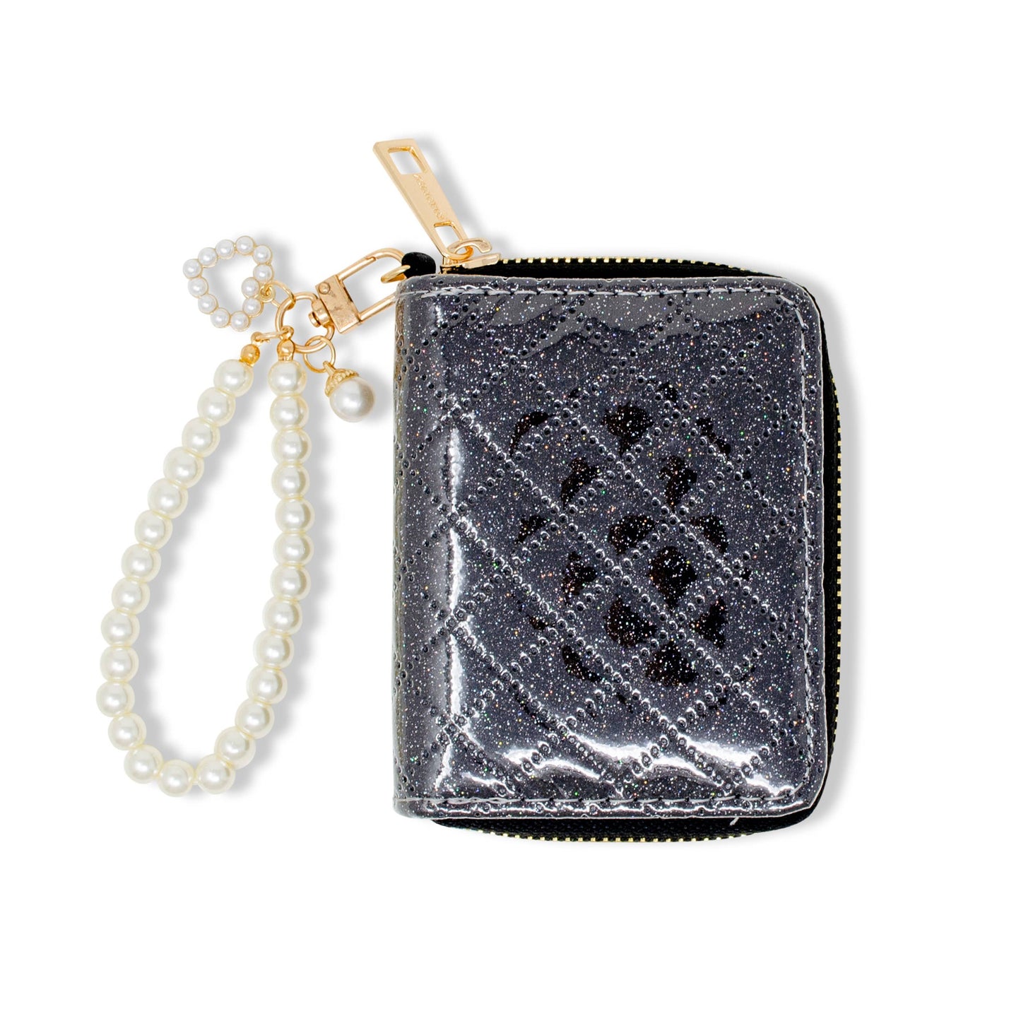 Sparkle Quilted Wallet Holiday Edition | Black