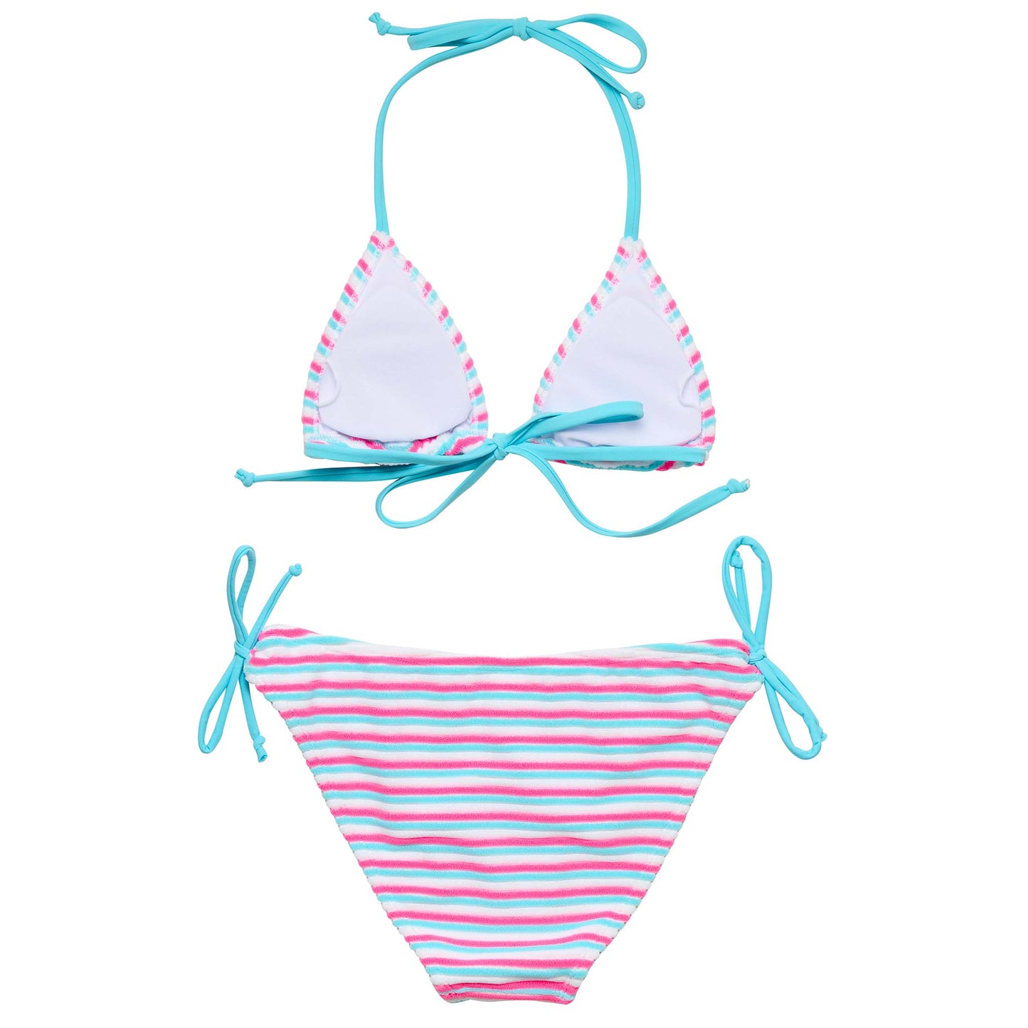 Snapper Rock Sorbet Stripe Teen Triangle Bikini