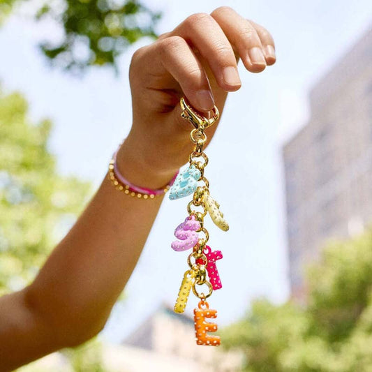 Color Pop BESTIE Letter Bag Charm/Keychain