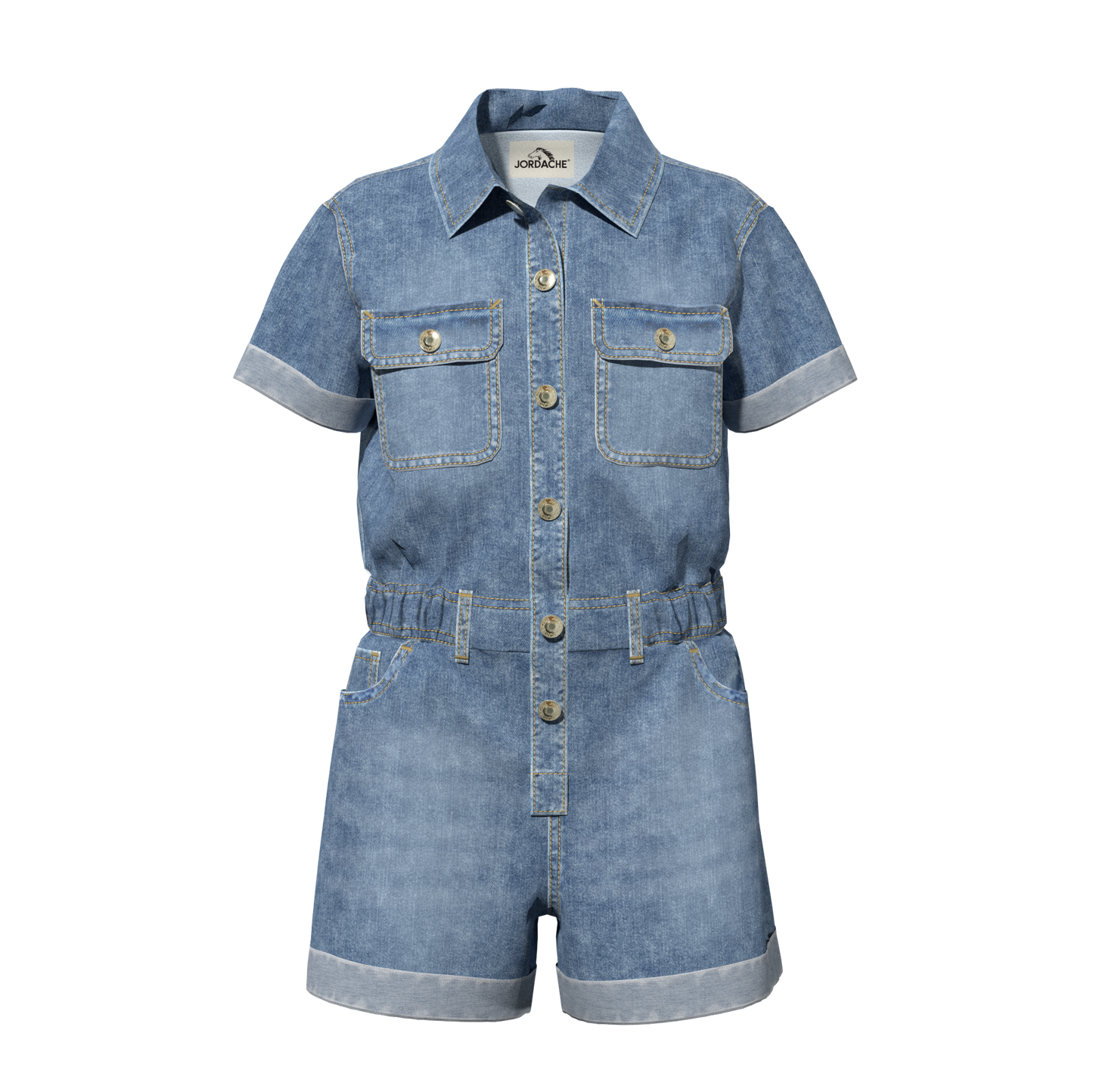 Jordache Short Sleeve Romper