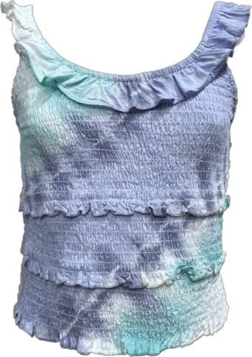 Vintage Havana gesmoktes Rüschen-Tanktop