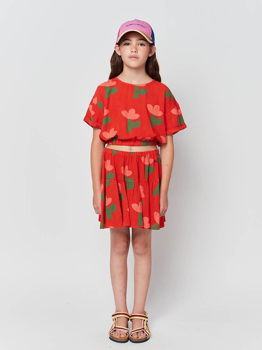 Bobo Choses Sea Flower Woven Skirt