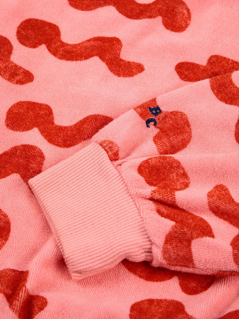Bobo Choses Waves All Over Terry Sweatshirt