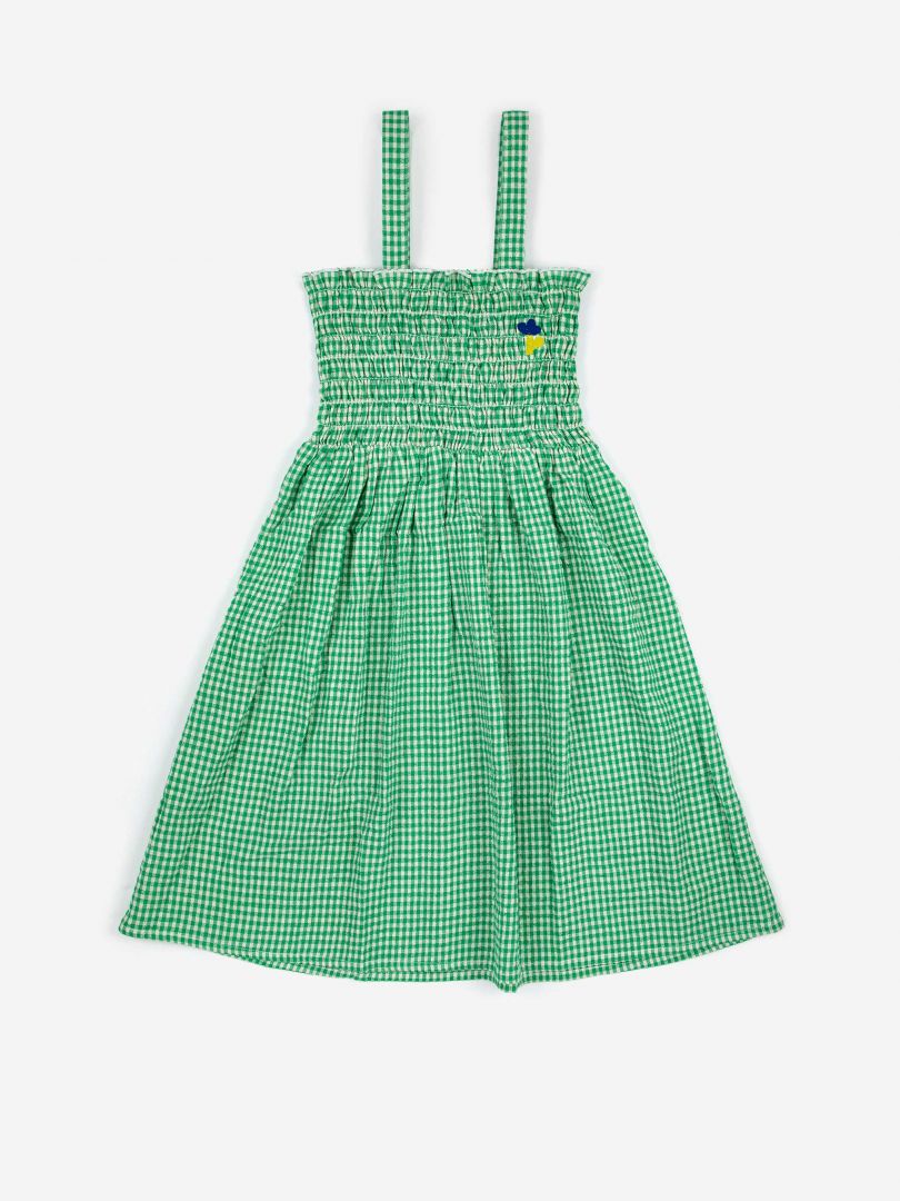 Bobo Choses – Gesmoktes Gingham-Kleid