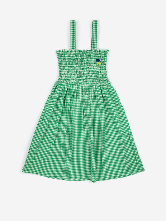 Bobo Choses Smocked Gingham  Dress