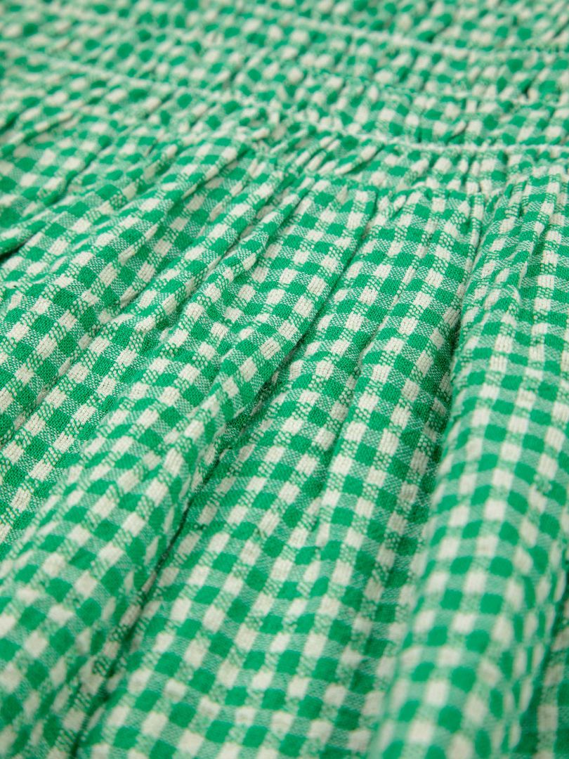 Bobo Choses – Gesmoktes Gingham-Kleid