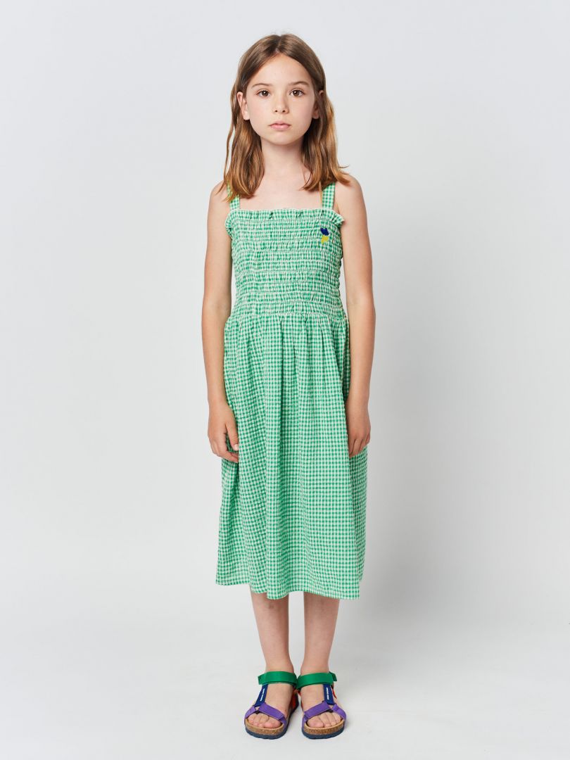 Bobo Choses – Gesmoktes Gingham-Kleid