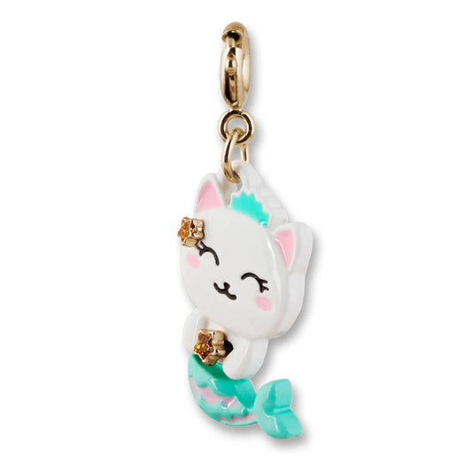 CHARM IT! Gold Swivel Purr-maid Charm