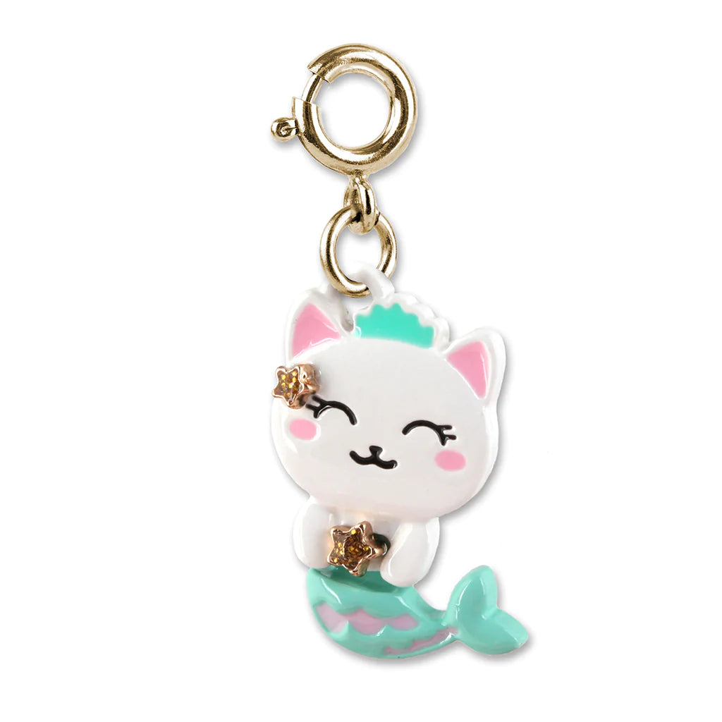 CHARM IT! Gold Swivel Purr-maid Charm