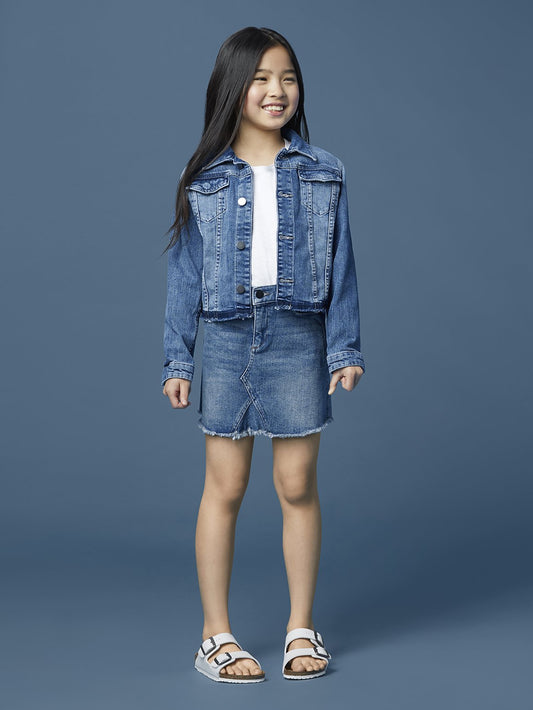 DL1961 Manning Jeansjacke im Used-Look