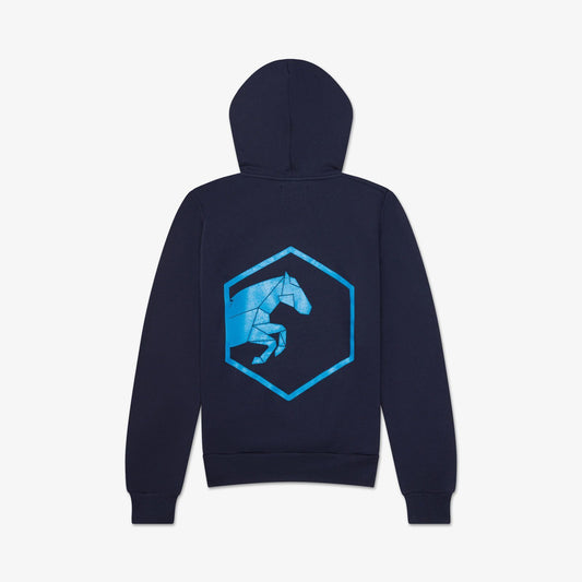 Hippique Kapuzenpullover mit Logo-Grafik für Erwachsene