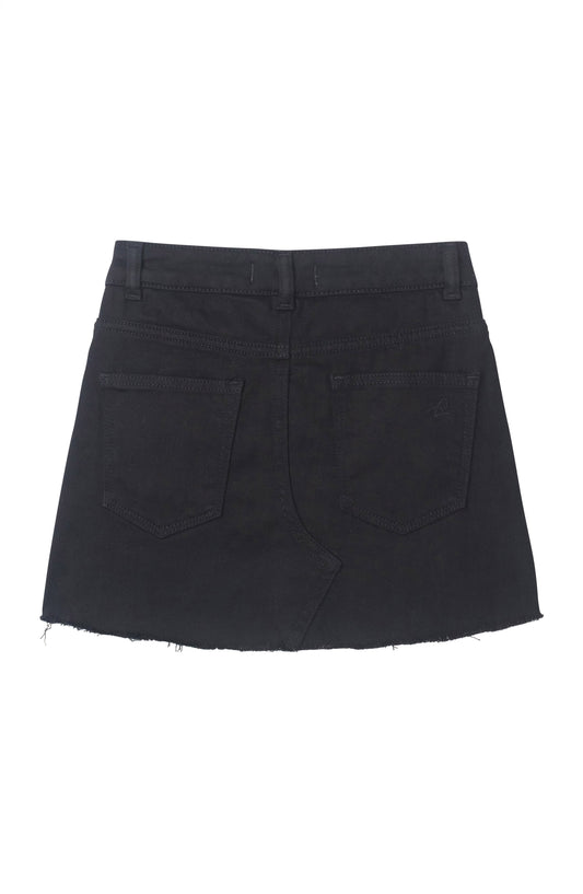 DL1961 Jenny Black Denim Skirt