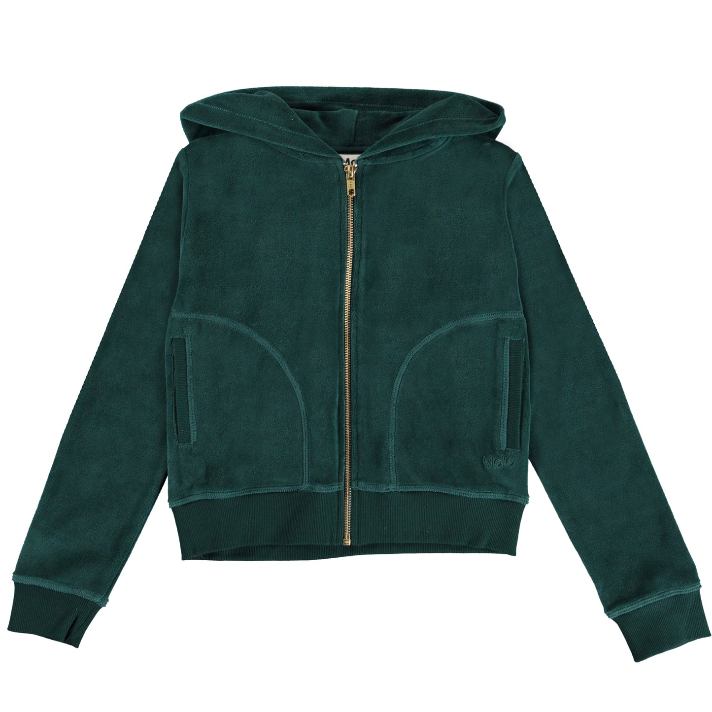 Molo Milla Velour Zip Hoodie