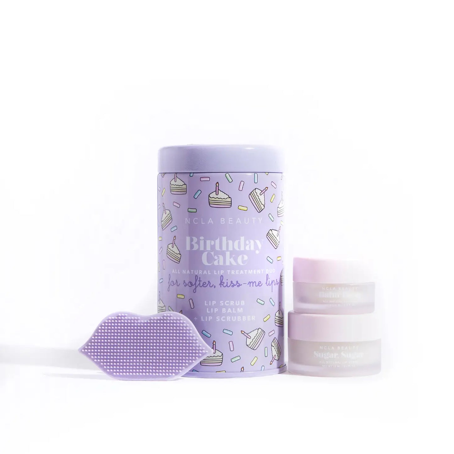 Birthday Cake Lip Care Set + Lip Scrubber