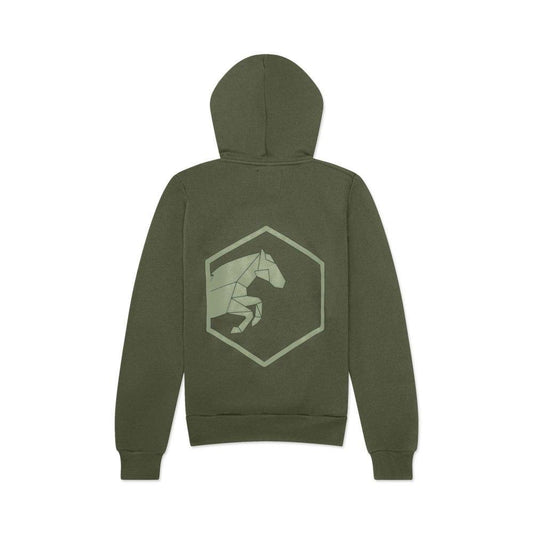 Hippique Kapuzenpullover mit Logo-Grafik für Jugendliche