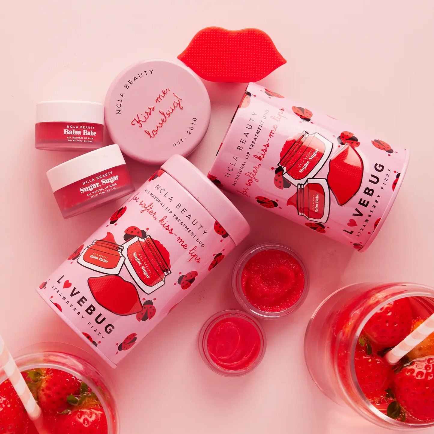 Lovebug Lip Care Set + Lip Scrubber