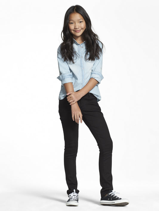 DL1961 – Chloe – Schwarze Röhrenjeans
