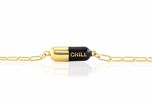 Kris Nations Chill Pill Armband - Schwarz