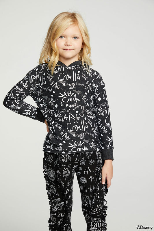 Chaser x Disney Cruella De Vil „Keine Regeln“-Kapuzenpullover