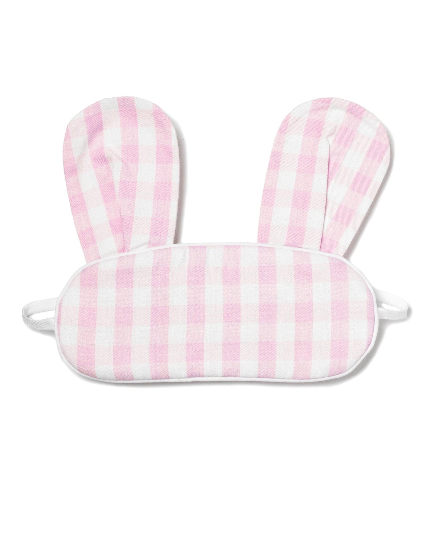 Petite Plume Augenmaske mit Häschen und Gingham-Muster für Kinder in Rosa