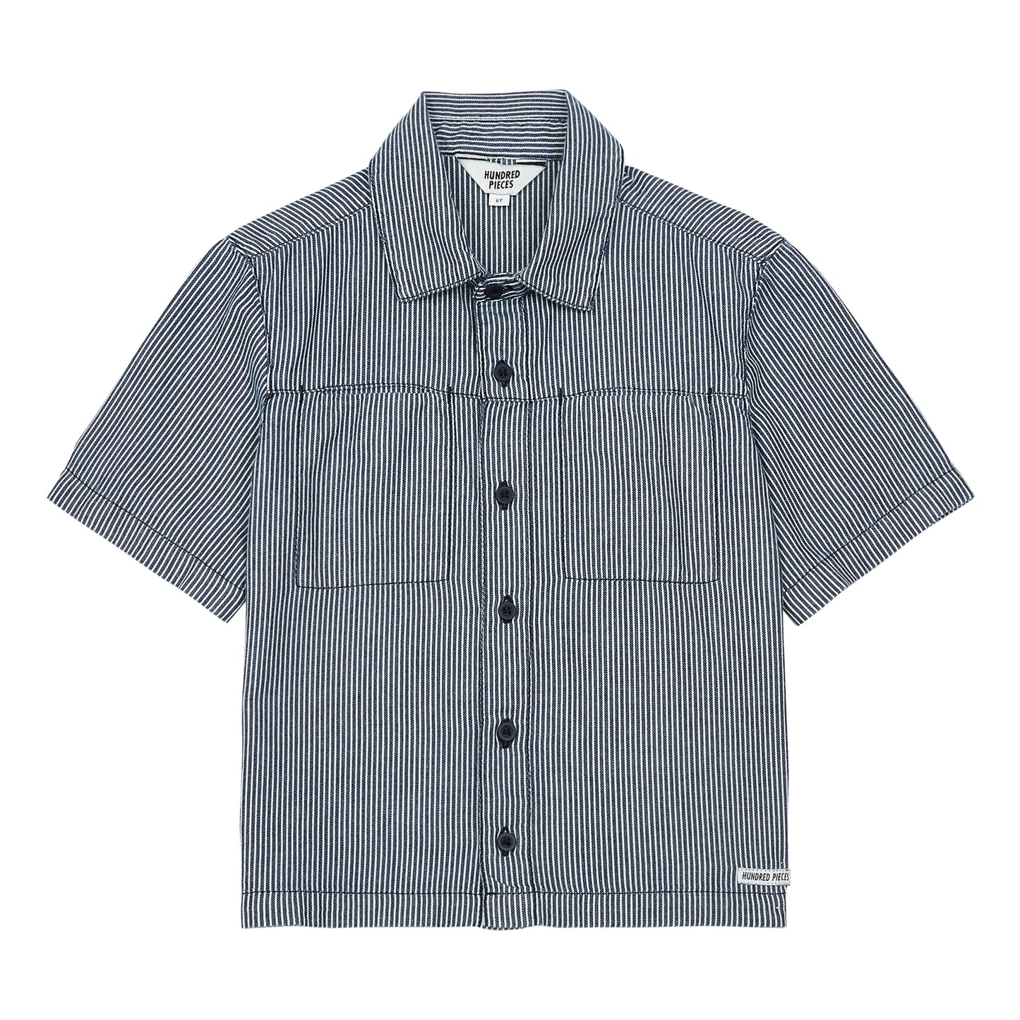 Hundred Pieces Stripe Camp Shirt