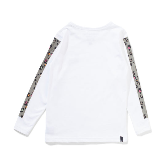 Munsterkids – Langärmliges T-Shirt mit Leo-Streifen
