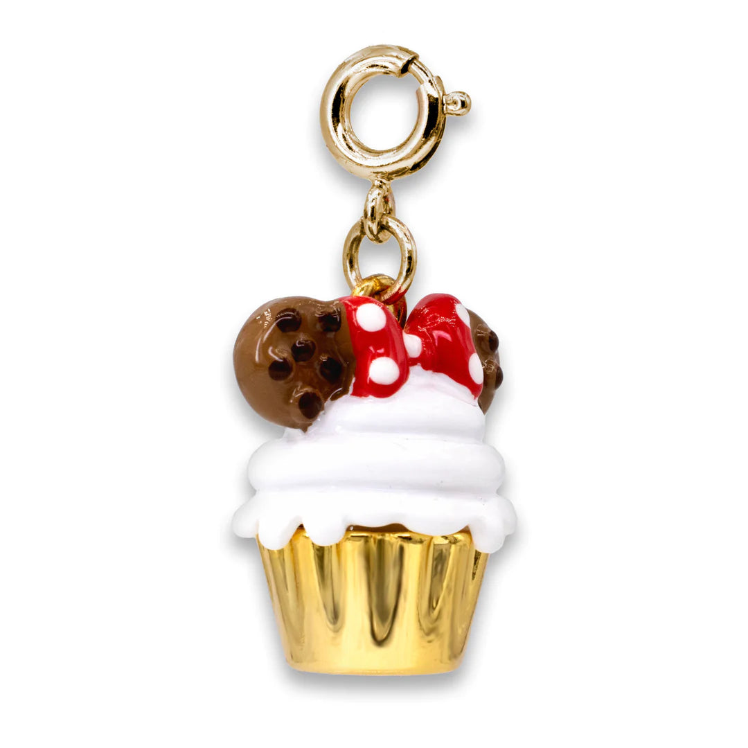 Charm It! x Disney© Gold Minnie Cupcake Charm