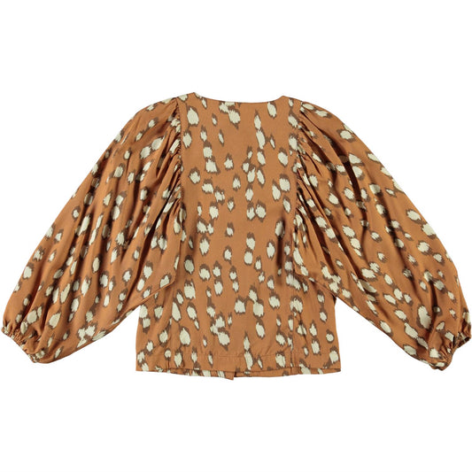 Molo Rida Bluse mit Hirsch-Grafik