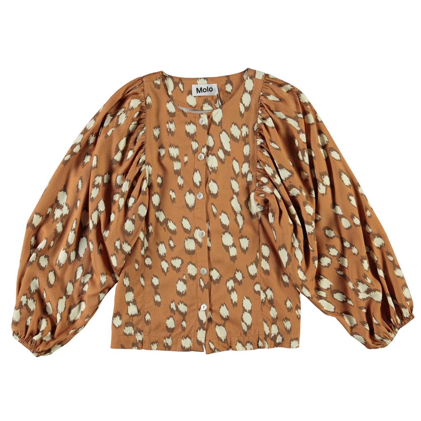 Molo Rida Bluse mit Hirsch-Grafik