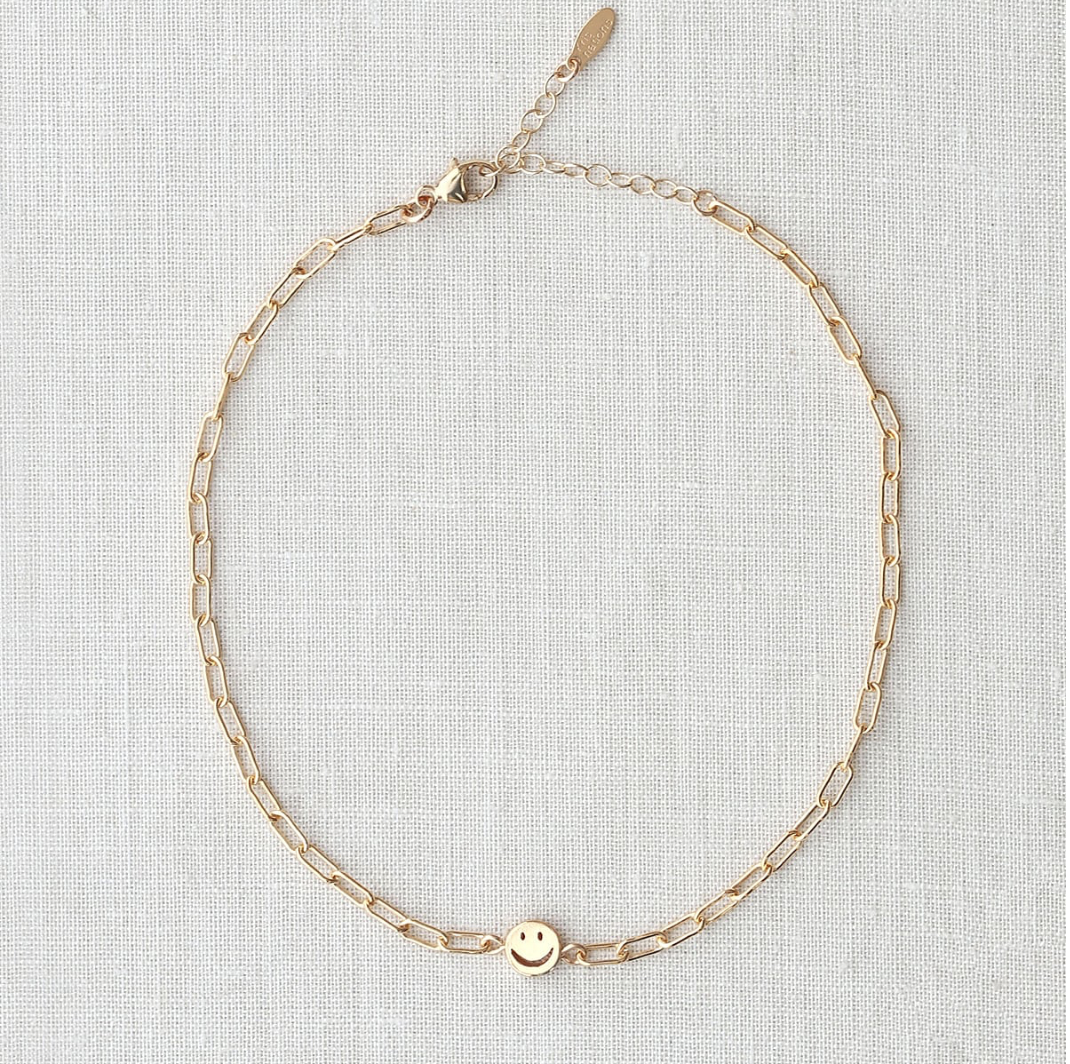 Kris Nations Happy Face Anklet