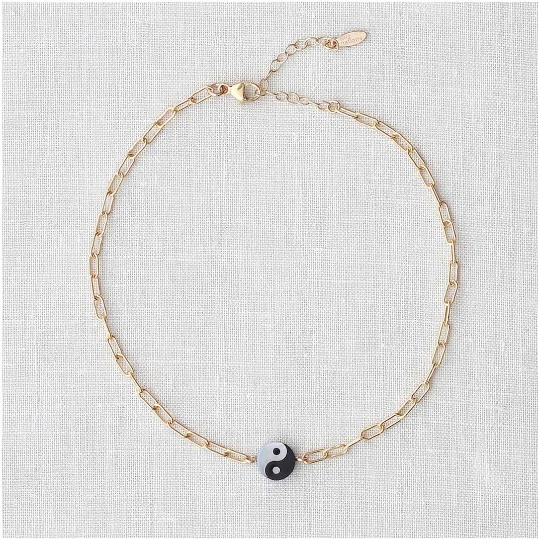 Kris Nations Yin & Yang Anklet