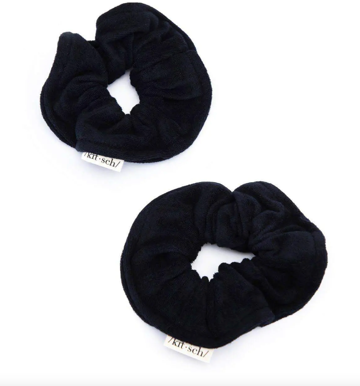 Kitsch Microfiber Towel Scrunchies - Black