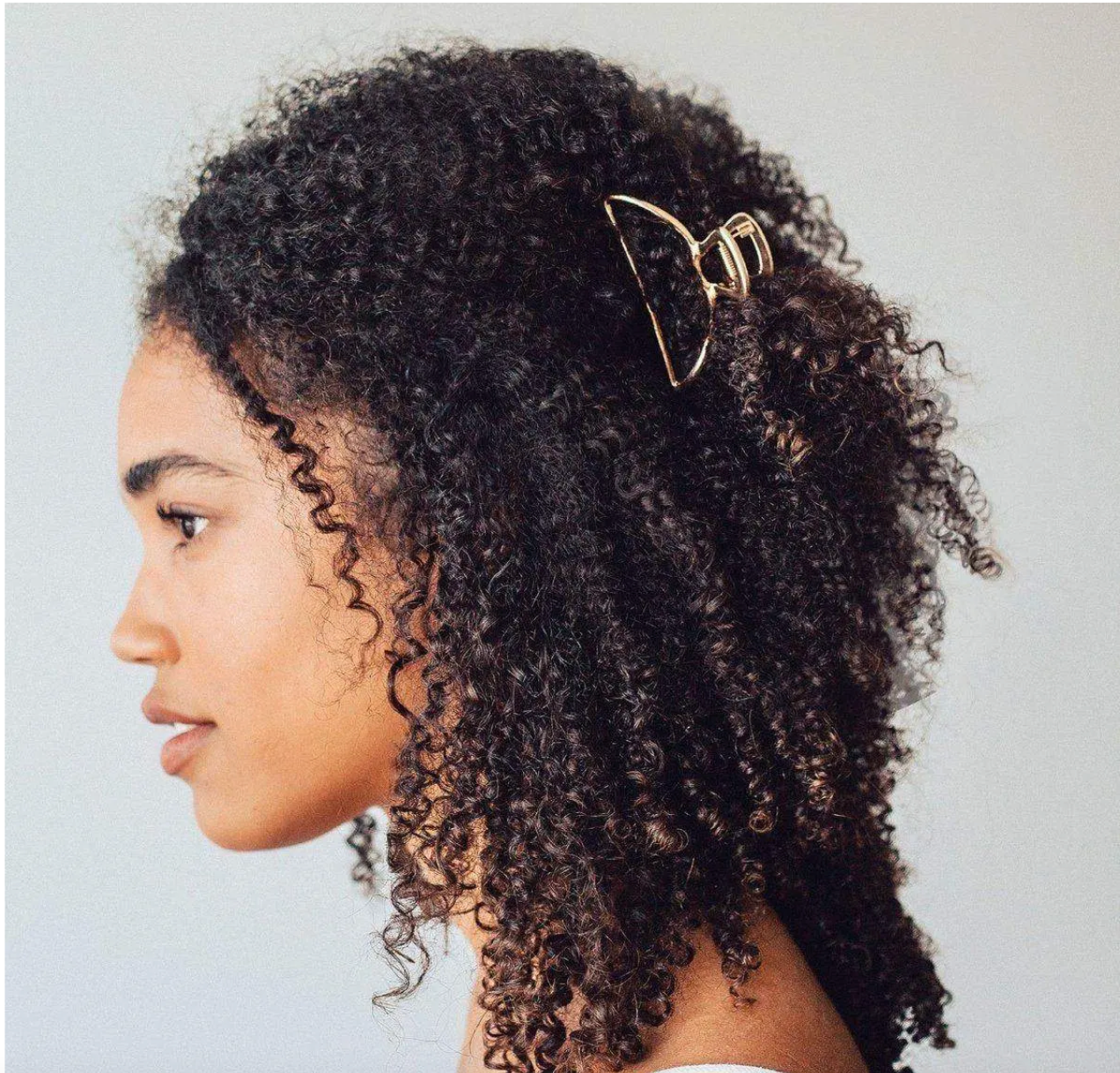 Kitsch Open Shape Claw Clip - Gold