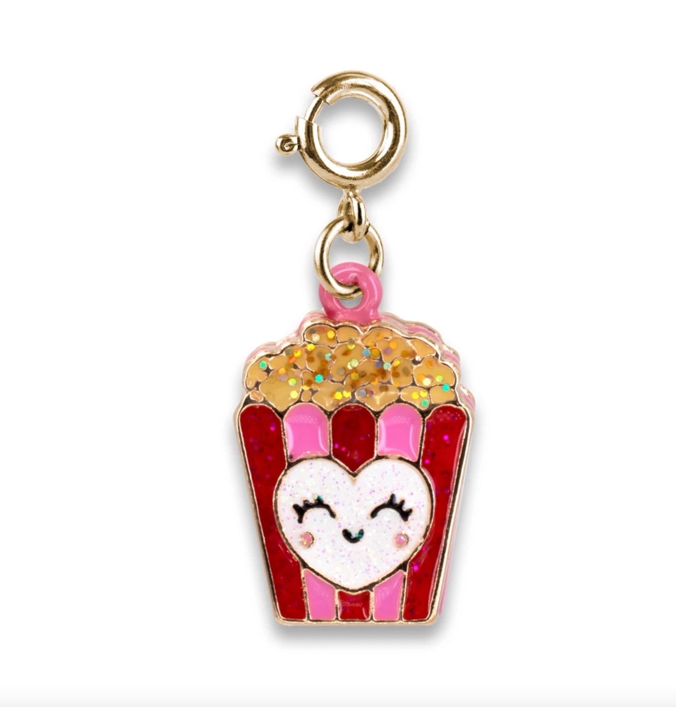 Charm es! Gold Glitzer Popcorn Anhänger