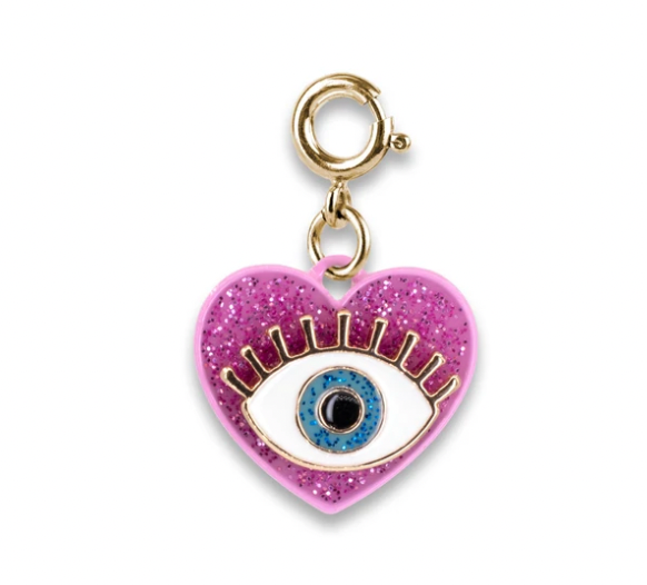 CHARM IT! Gold Glitter Lucky Eye Charm