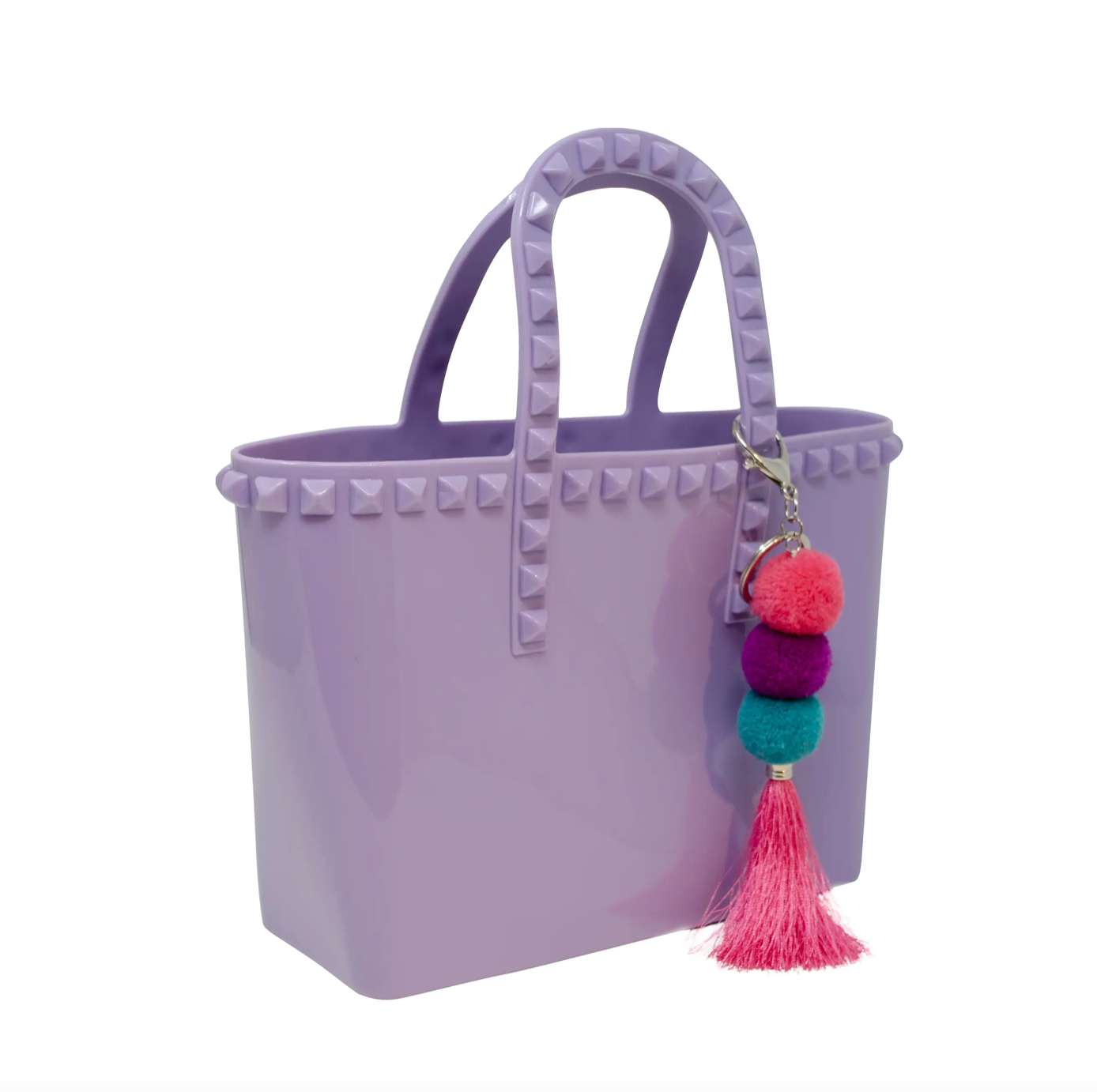 Jelly Stud Tote Bag - Lavender