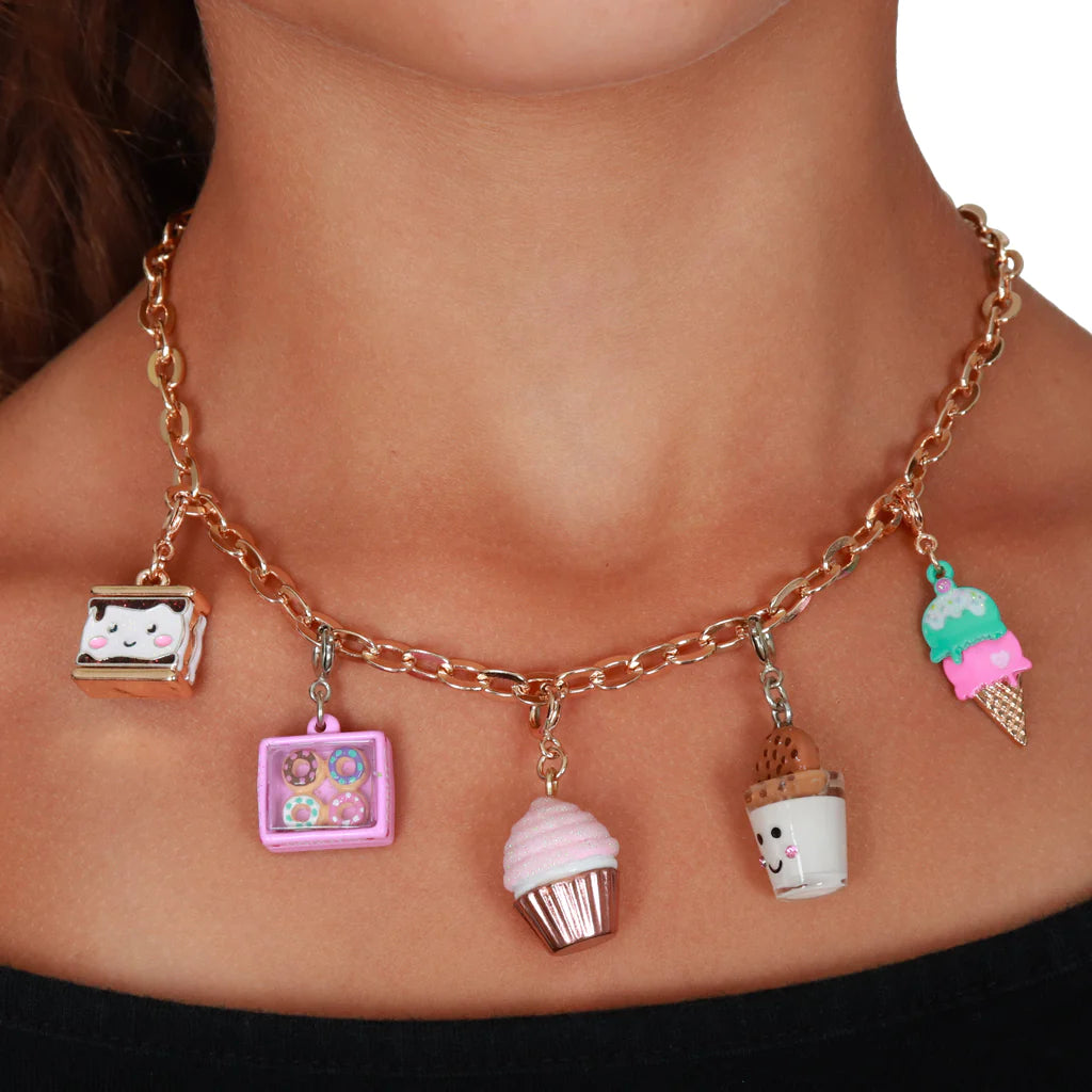CHARM IT! Gold Glitter S'mores Charm