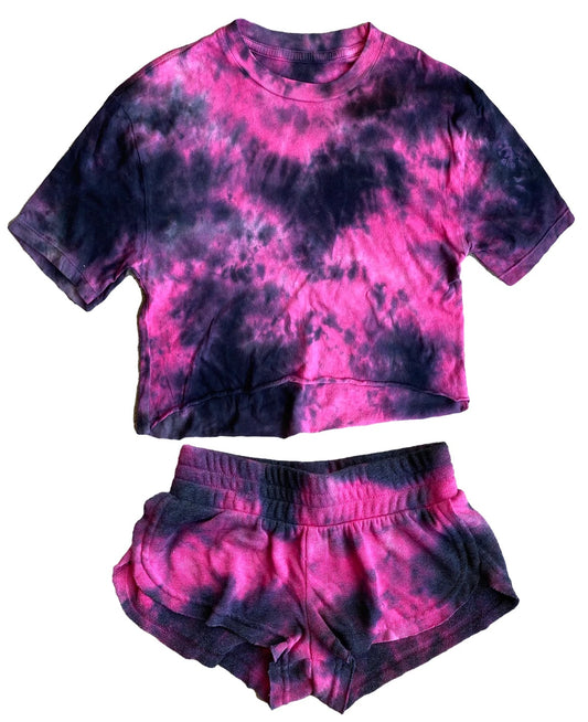 Rowdy Sprout – Spark Lux – Frottee-Shorts, Rosa