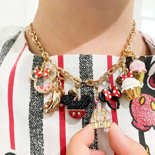 Charm It! x Disney© Goldener Minnie-Cupcake-Anhänger